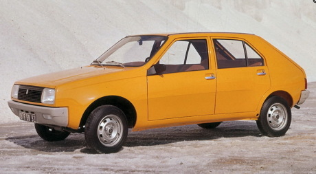 3/4 avant Renault 14 orange