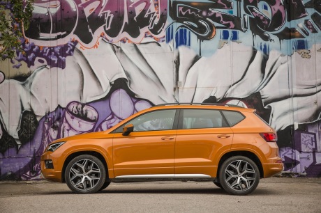 Seat Ateca FR 2.0 TFSI : Statique extérieur profil gauche