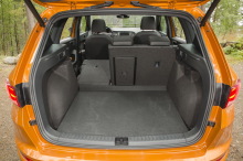 Seat Ateca FR 2.0 TFSI : Statique intérieur coffre roue de secours
