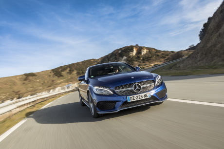 travelling mercedes classe c coupé