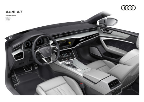 nouvelle Audi A7 Sportback 2018 planche de bord