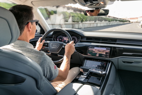 au volant de la nouvelle Audi A8 2017
