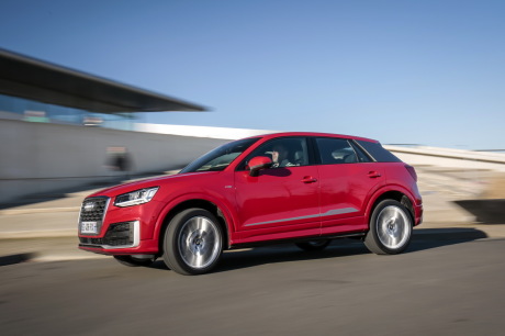 photo audi q2 tdi en virage