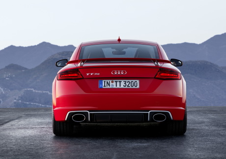 vue arrière du nouveau audi TT RS