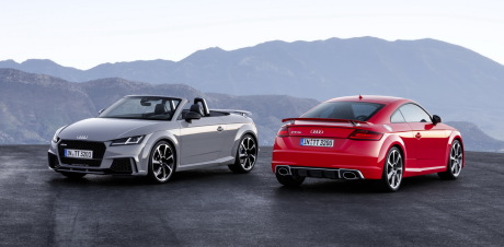 nouveau audi TT RS coupé et roadster