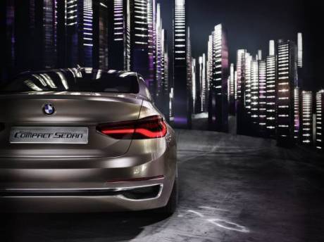 Compact Sedan 2015 BMW Concept rear view