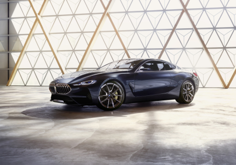 BMW Serie 8 concept 2017 vue avant grise