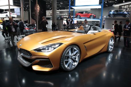 BMW Z4 concept salon de Francfort IAA 2017 couleur jaune