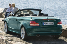 BMW Series 1 (E88) Cabriolet rear view