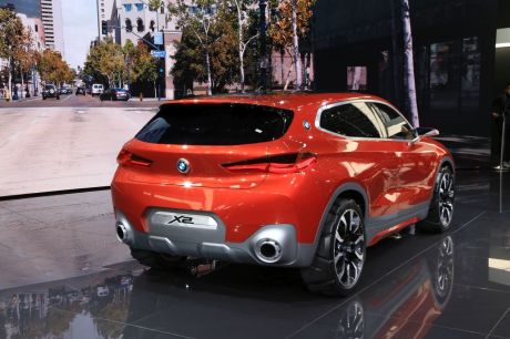 3/4 arriere concept BMW X2 mondial paris 2016