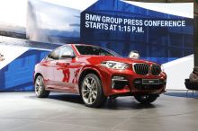 BMW X4 2018 rouge vue avant