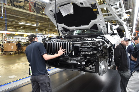 BMW X7 usine d'assemblage Spartanburg Caroline du Nord
