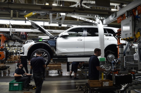 BMW X7 usine d'assemblage Spartanburg Caroline du Nord