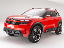 vue avant concept-car citroën Aircross 2015