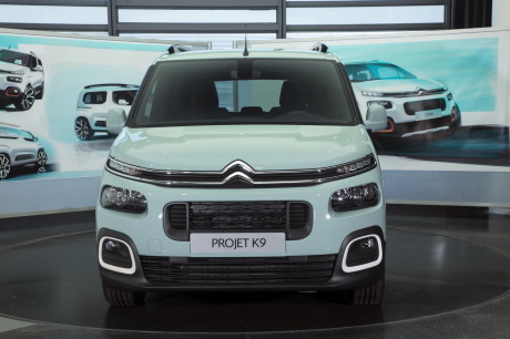 Citroën Berlingo 2018 vue avant bleu vert