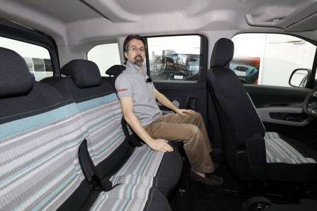 Citroën Berlingo 2018 habitacle places arrière