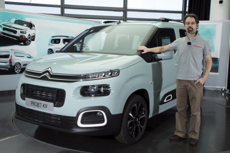 Citroën Berlingo 2018 vue avant bleu vert