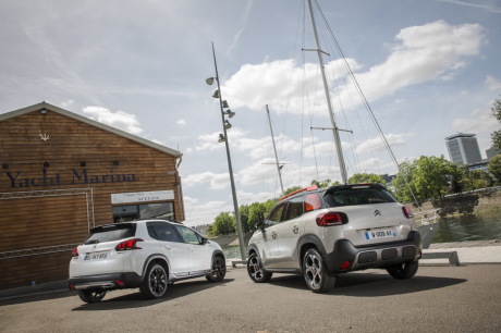 Citroën C3 Aircross Peugeot 2008 3/4 arrière