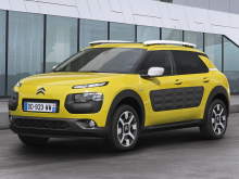 vue avant citroën C4 Cactus jaune