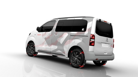 3/4 arrière Citroën SpaceTourer 4x4 Ë Concept