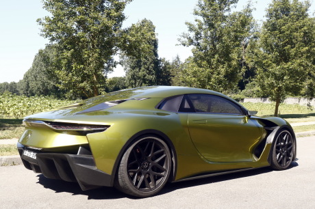 DS E-Tense Concept vue arrière