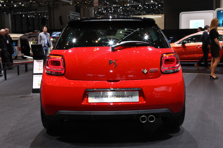vue arrière ds3 performance 2016