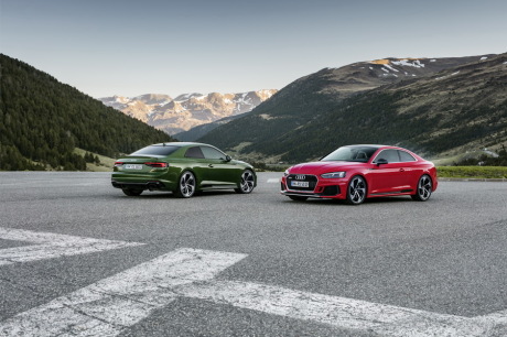 Audi RS5 Coupé rouge vert sonoma