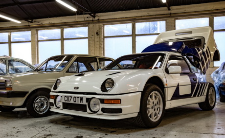 3/4 avant Ford RS200 Ford Heritage