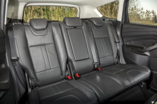 Ford Kuga 2016 Titanium avec sellerie cuir vue de la banquette arrière