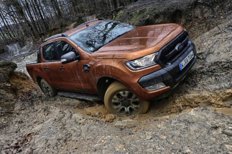 vue avant Ford Ranger 2016