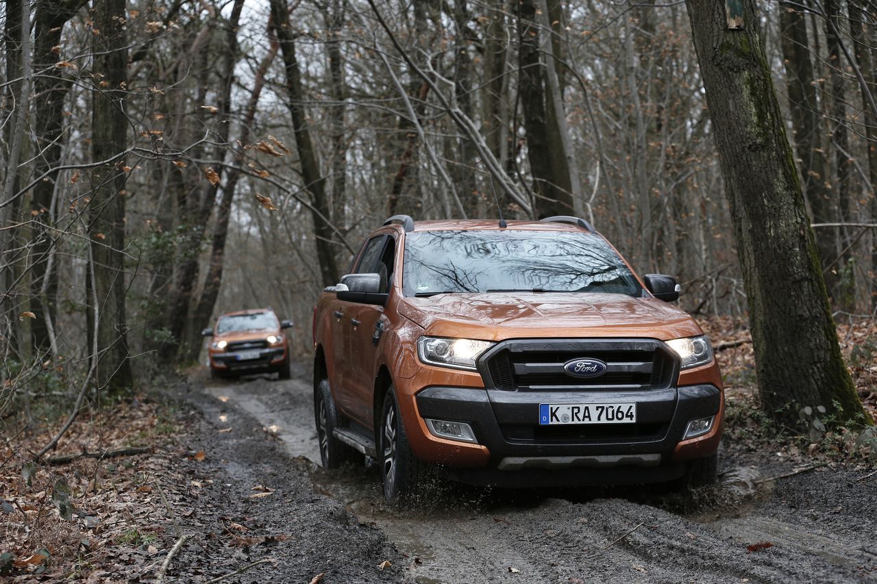 vue avant Ford Ranger 2016