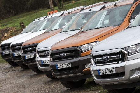 détail face avant Ford Ranger 2016