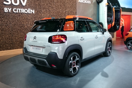 Vue arrirèe citroen c3 aircross salon francfort 2017