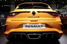 Vue arrière nouvelle Renault Mégane RS au salon francfort 2017