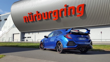 Honda Civic Type R 2018 Nürburgring statique arrière