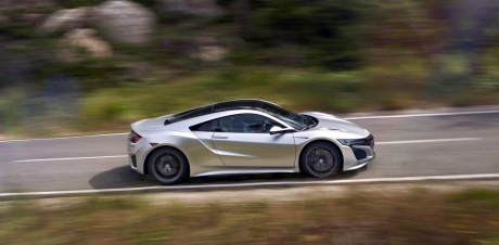 nouvelle honda nsx de profil
