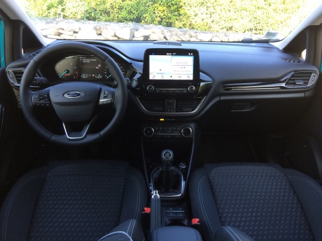 Ford Fiesta 2017 1.1 Titanium 3 portes : Statique intérieur planche de bord