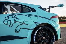 Jaguar I-Pace eTrophy blue rear door