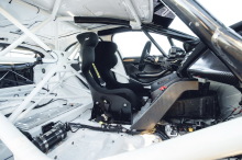 Jaguar I-Pace eTrophy blue cockpit