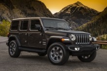 Jeep Wrangler 2018 vue avant 5 portes verte