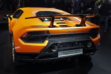 vue arriere lamborghini huracan performante 2017