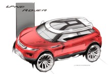 Range Rover Evoque 2 2018 vue avant rouge et blanc