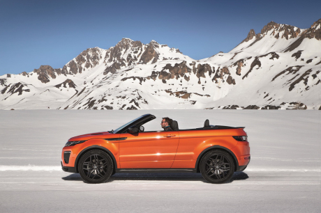 Land Rover Evoque Cabriolet vue de profil