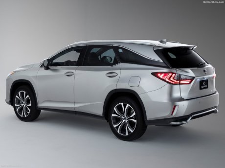 Lexus RX 450h L vue arrière gris