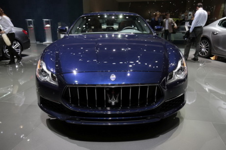 calandre Maserati Quattroporte Mondial de Paris 2016