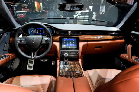 planche de bord Maserati Quattroporte Mondial de Paris 2016