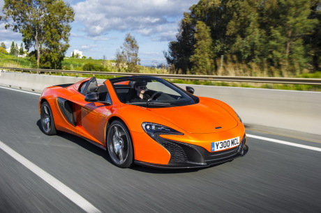 mclaren 650S spider orange