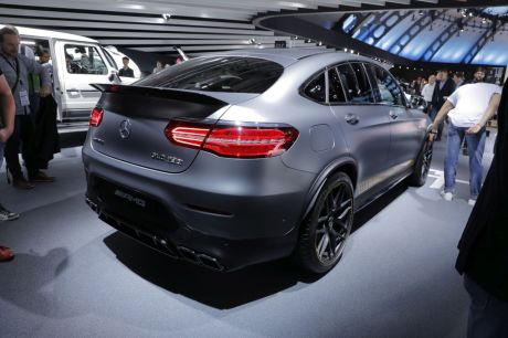 Mercedes GLC Coupé AMG V8 Edition 1 Francfort 2017 3/4 arrière