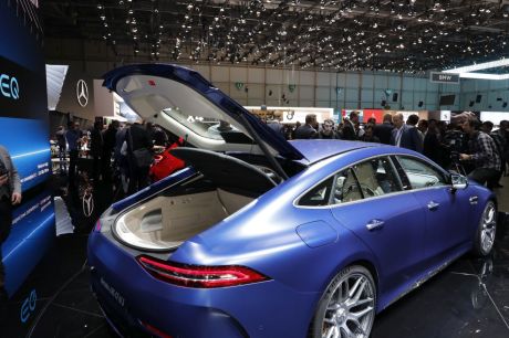 hayon coffre mercedes amg gt 4 portes genève 2018