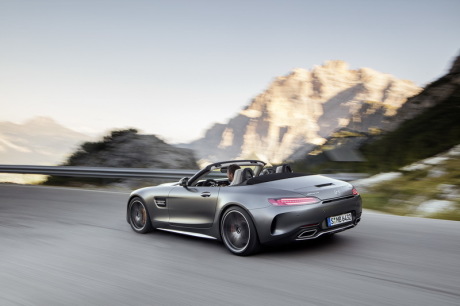 3/4 arrière Mercedes AMG GT Roadster
